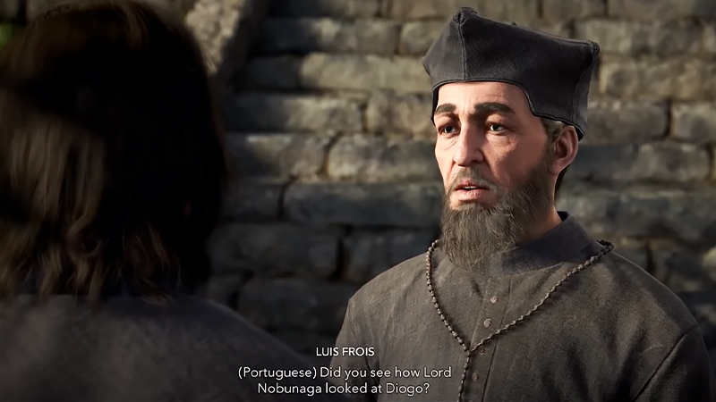 「アサシン クリード シャドウズ」に登場するNPCのルイス・フロイス