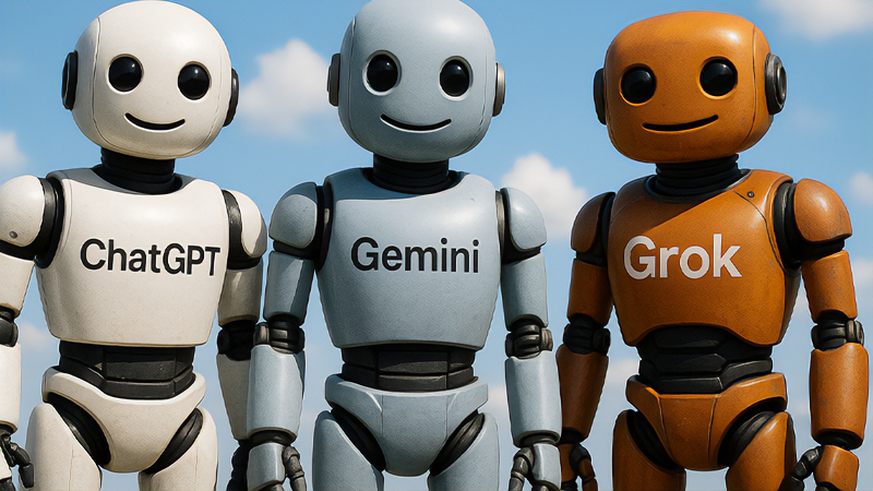 ChatGPT・Gemini・Grokのイメージ画像