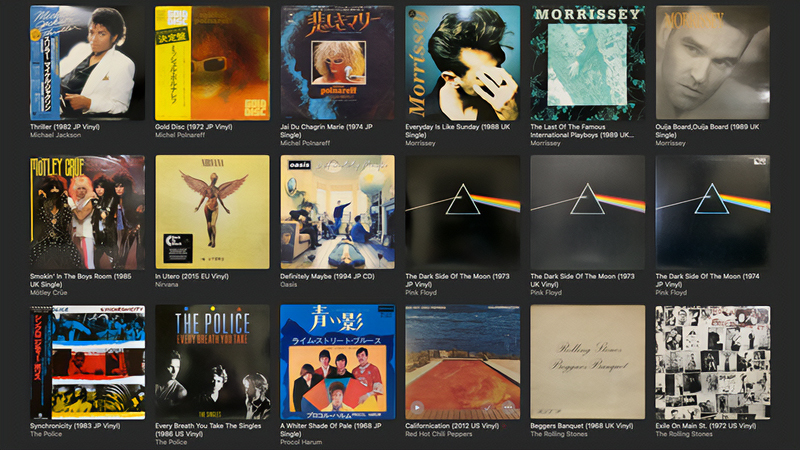 iTunesライブラリの画像