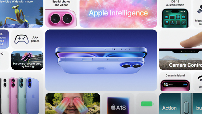 iPhone16の紹介画像