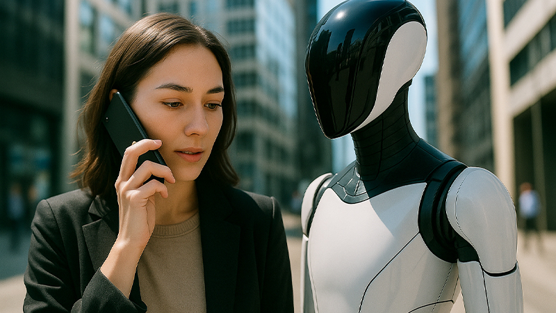 人間とAIの共存イメージ
