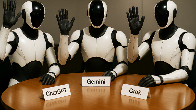 ChatGPT・Gemini・Grokのイメージ画像