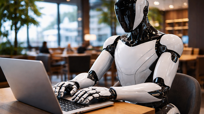 文章を書くAIのイメージ画像