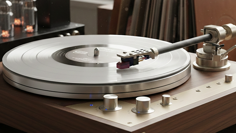 アナログレコードプレーヤーのイメージ画像