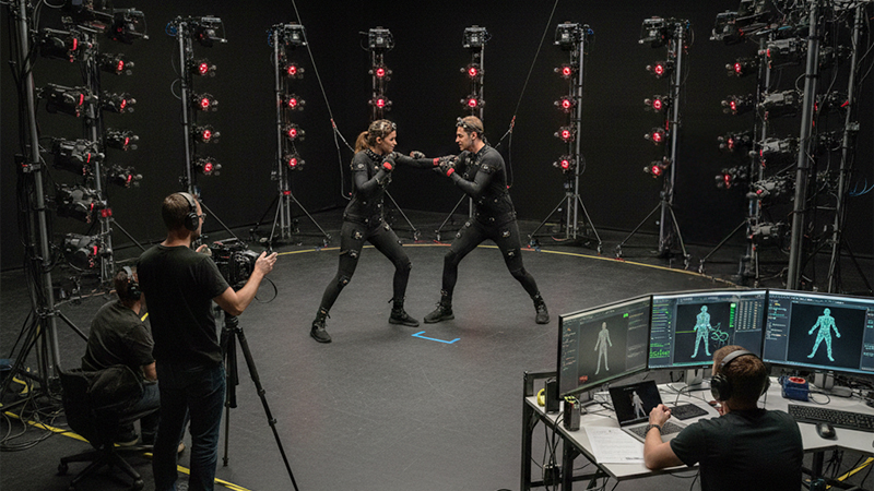 モーションキャプチャー撮影現場のイメージ画像