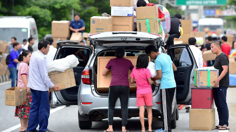 避難しているNPCのイメージ画像