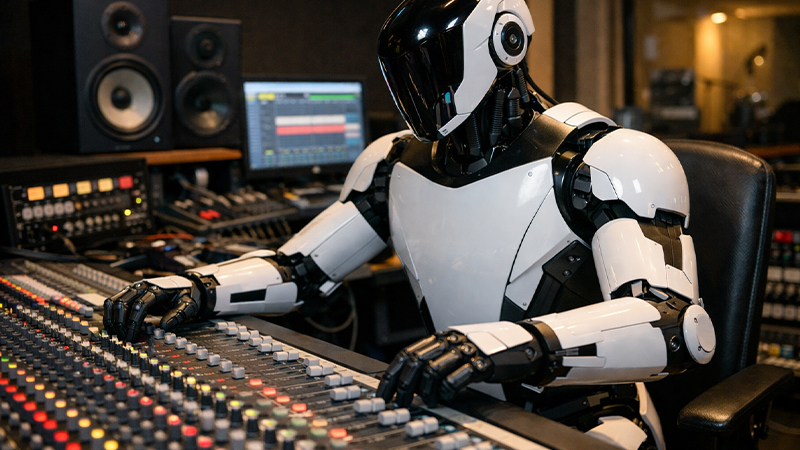 AIによる音源調整のイメージ画像