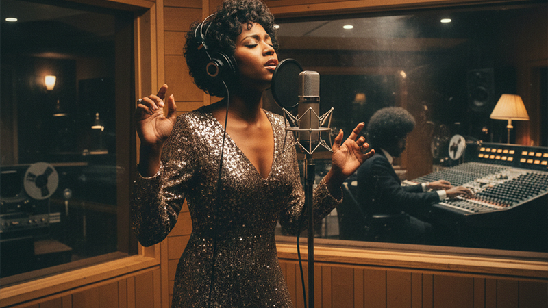 レコーディングスタジオのイメージ画像