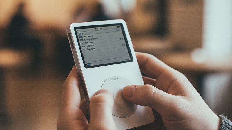 携帯音楽プレーヤーのイメージ画像