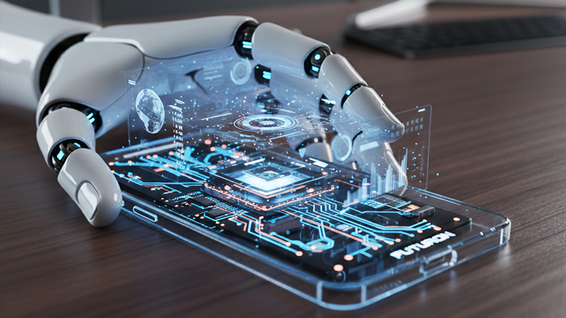 未来のスマホのイメージ画像