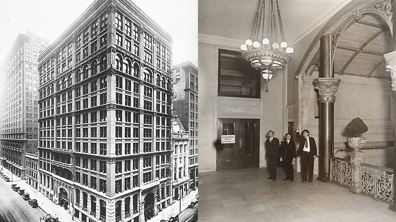 シカゴに建造された「Home Insurance Building」の写真