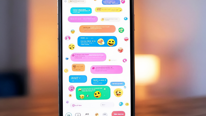 スマホでの会話のイメージ画像