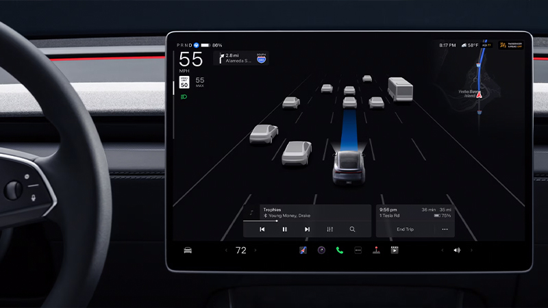 TeslaのModel Yの自動運転システム
