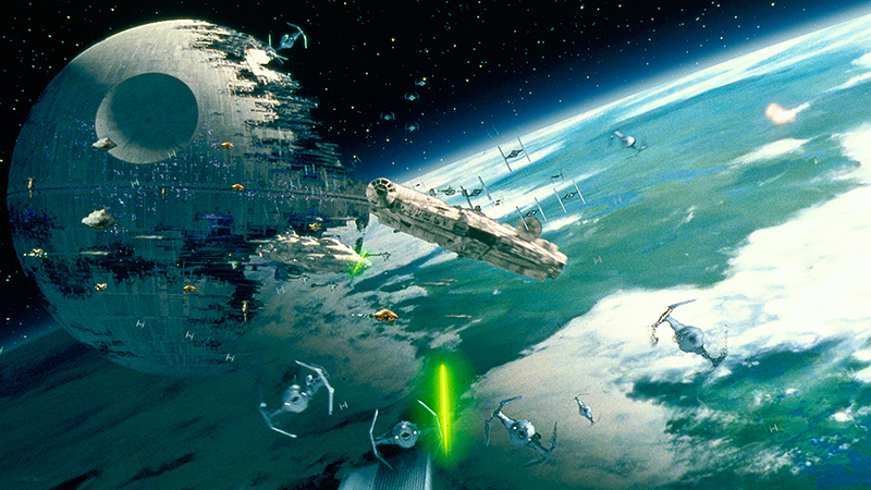 「スター・ウォーズ ジェダイの帰還」の1シーン