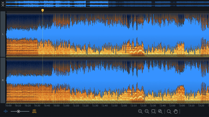 iZotope RX7の編集画面
