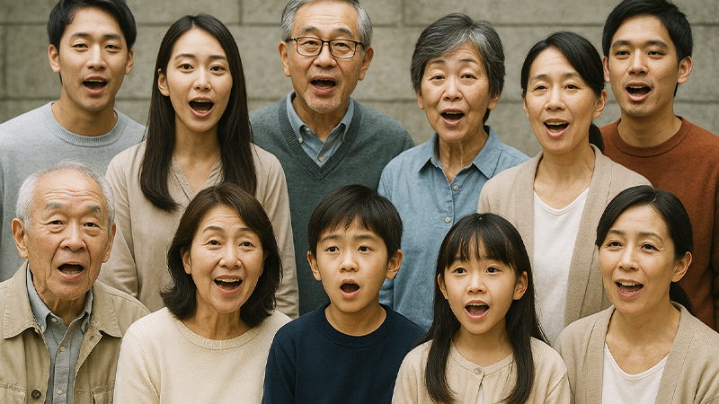 日本語一人称の多様性を示す画像