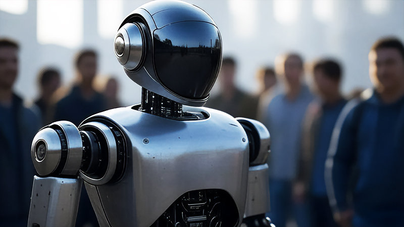 感情がないロボットのイメージ画像