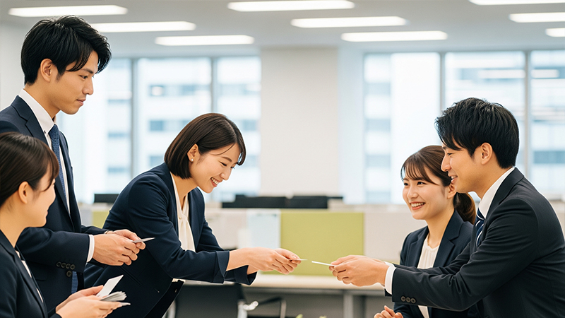 名刺交換のイメージ画像