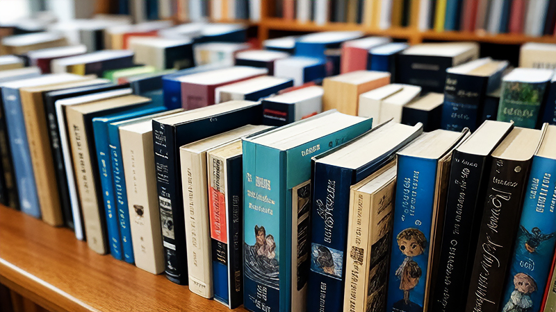 図書館の蔵書のイメージ画像