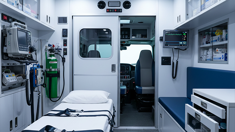 救急車内部のイメージ画像
