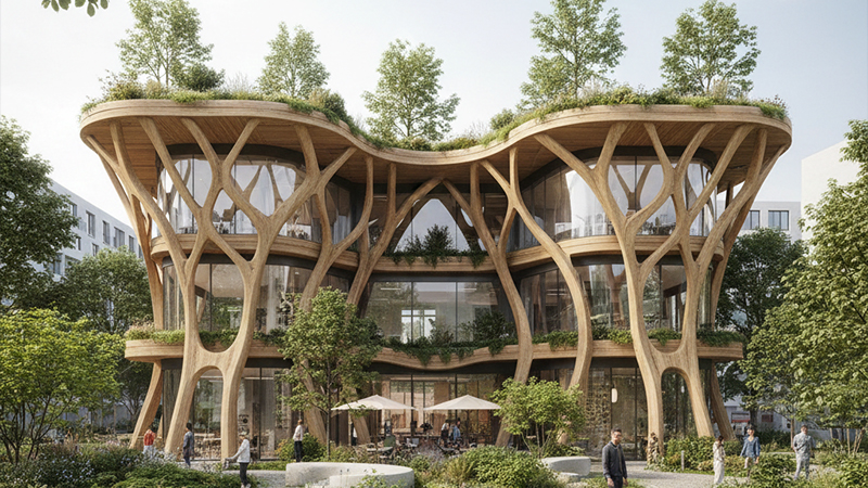 未来のビルのイメージ画像