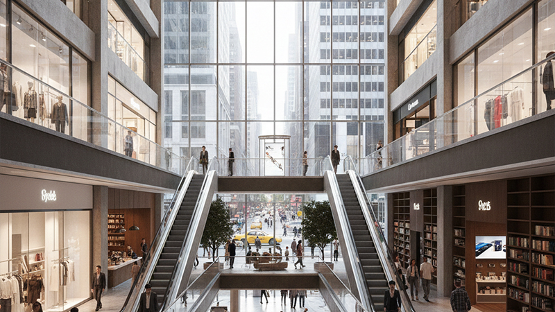 超高層ビル内部のイメージ画像