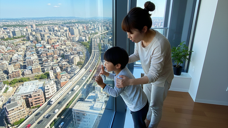 タワーマンションの眺望のイメージ画像