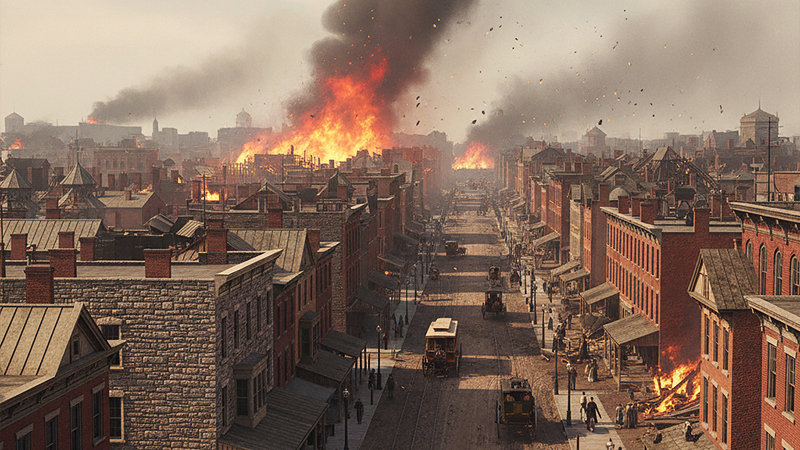 シカゴ大火のイメージ画像