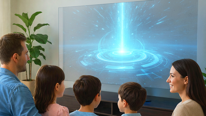 未来のテレビのイメージ画像