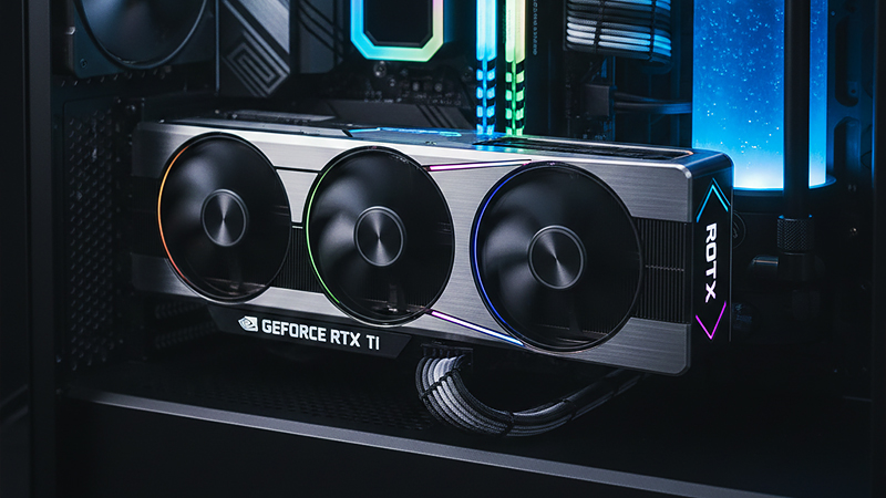 ハイエンドグラボが組み込まれたPCケースのイメージ画像