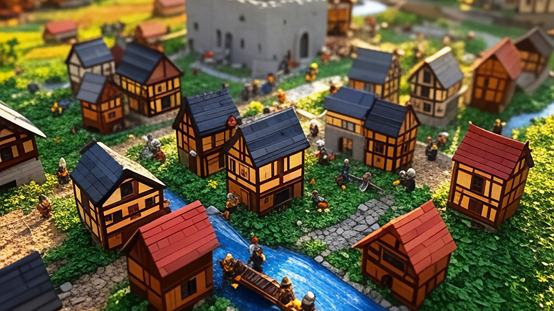 自動生成されたゲームマップのイメージ画像