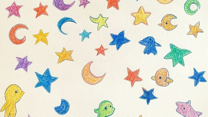 抽象的なイラストの例