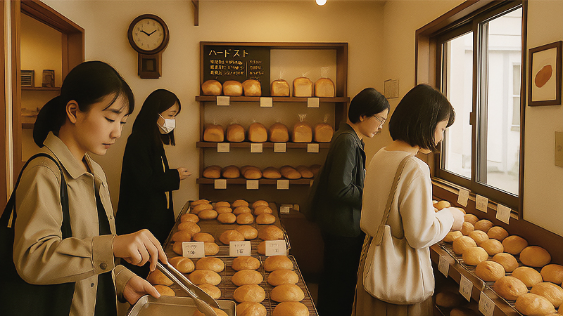 街のパン屋さんのイメージ画像