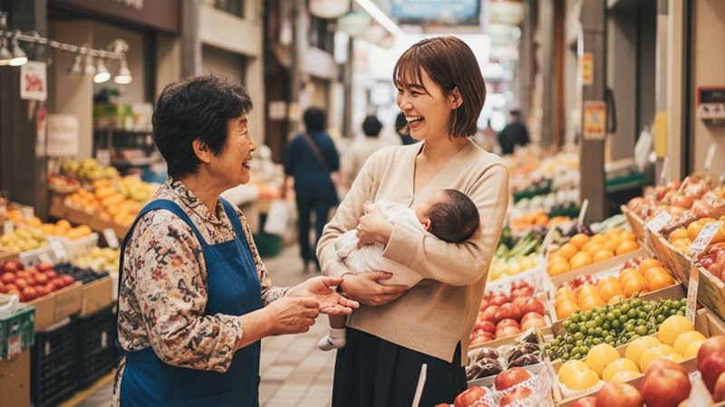 商店街の日常のイメージ画像