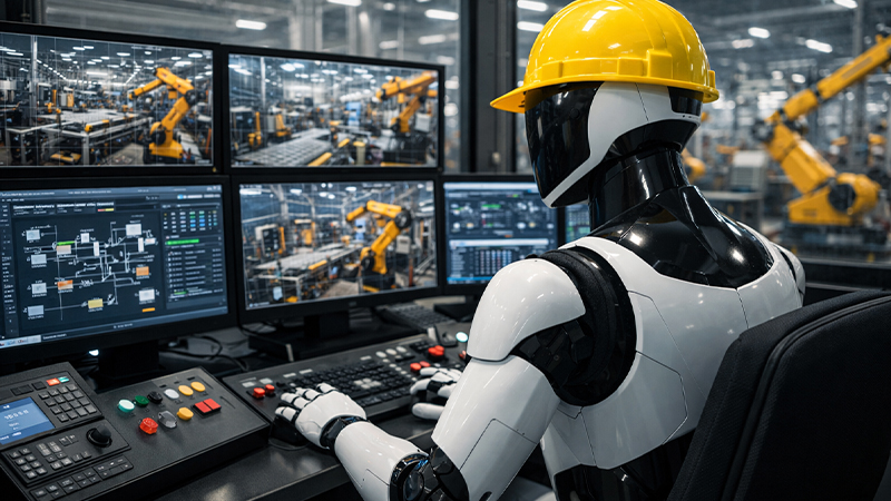 作業を監視するAIのイメージ画像