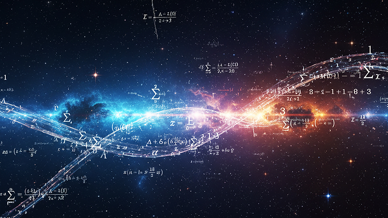 音楽を数式化したイメージ画像