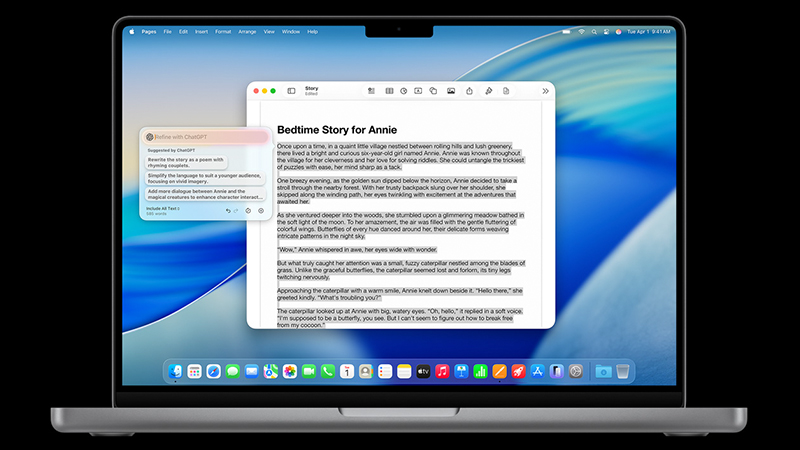 Apple Intelligenceの紹介画像