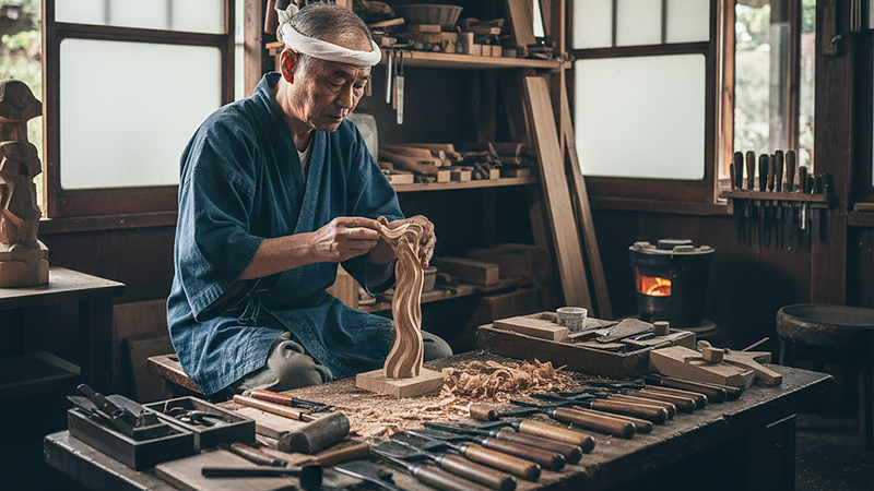 日本の職人のイメージ画像