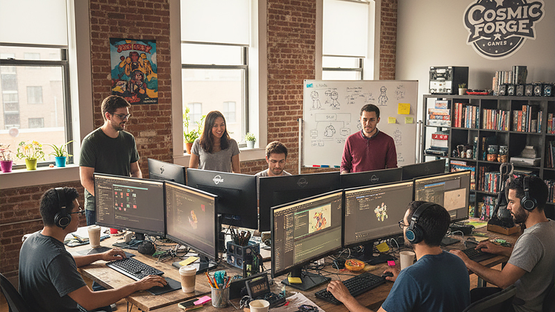 インディーゲームデベロッパーのイメージ画像