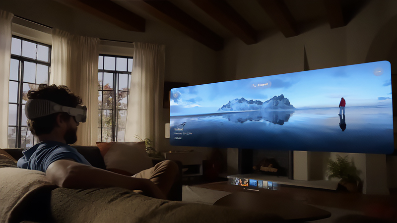 Apple Vision Proの視覚イメージ
