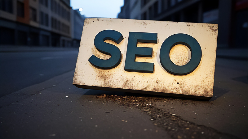 SEOの消滅を示すイメージ画像