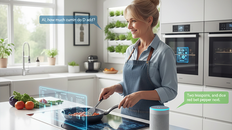 家庭内に溶け込むAGIのイメージ画像