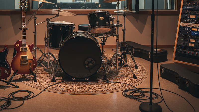 音楽スタジオ内部のイメージ画像