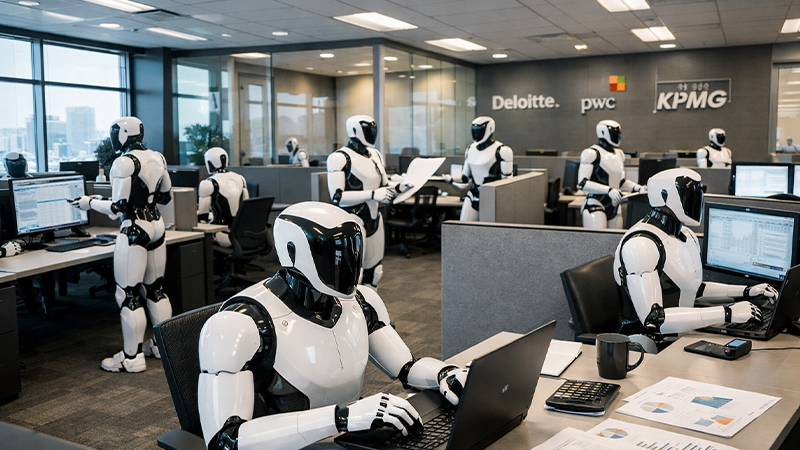 会計事務所で働くAGIのイメージ画像