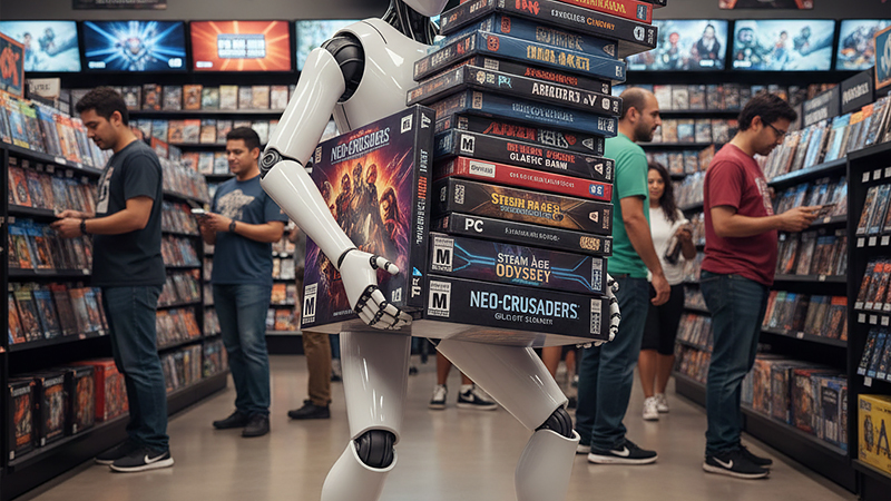 AIとインディーゲームのイメージ画像