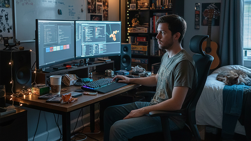 個人開発者のイメージ画像