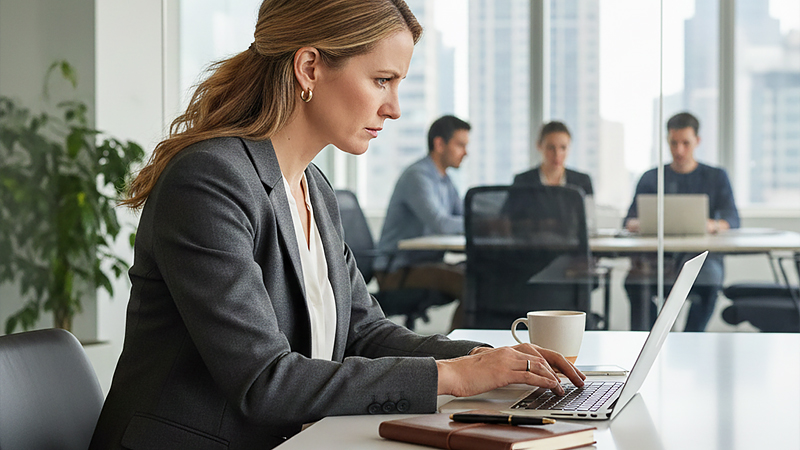 AIアシスタントを利用している人間のイメージ画像