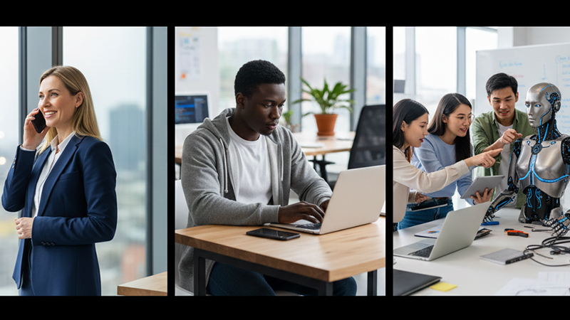 AIエージェントがある日常のイメージ画像