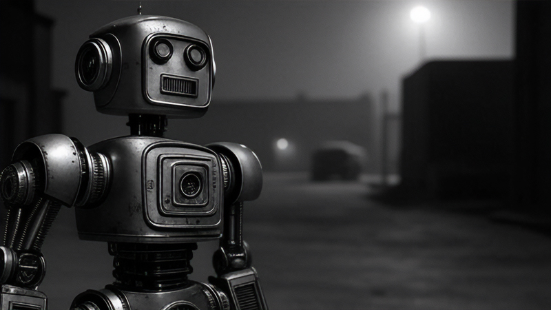 レトロなロボットのイメージ画像