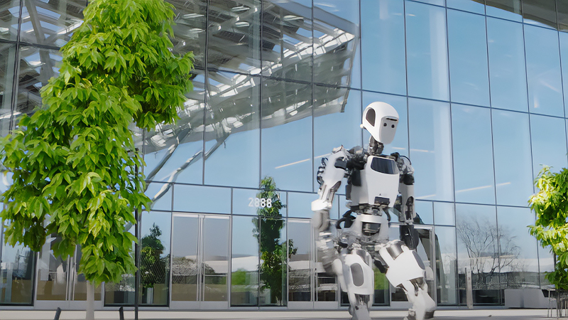 歩行するApptronikのロボット